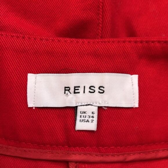 REISS Women's Red Shorts, US2 - Picture 10 of 11